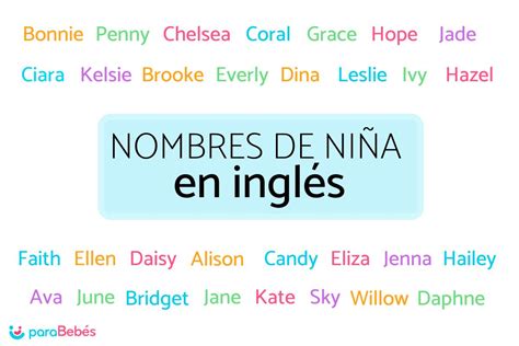 Nombres Ingleses de Niña 